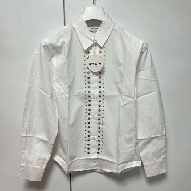 [S]기마구아스 Sky 스터드 셔츠/화이트