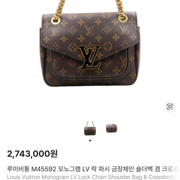 루이비통 파시백