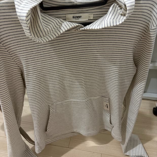 글로니 glowny g comfort hoodie stripe 후드티