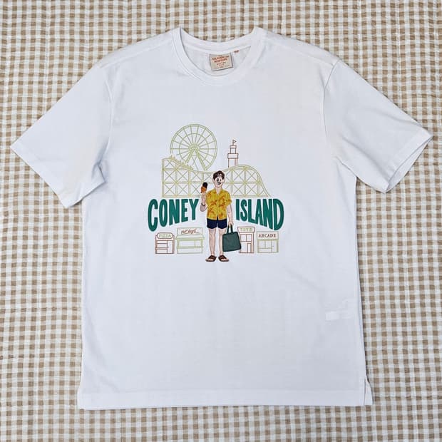 올젠 반소매 면티 남자100