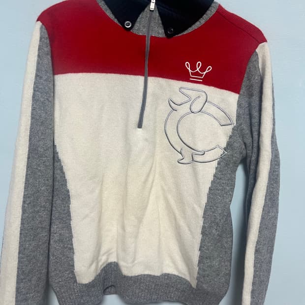 루이카스텔 여성 방풍니트 반집업