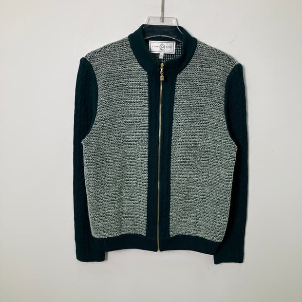 세인트 존 스포츠 니트 집업 가디건 S