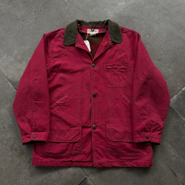 L.L.Bean 엘엘빈 다크레드 필드 자켓