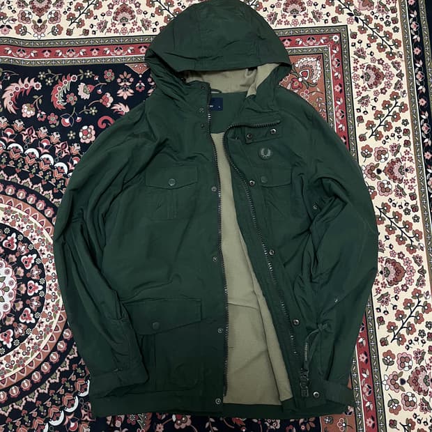 프레드페리 플리스안감 야상 파카 자켓 L/100