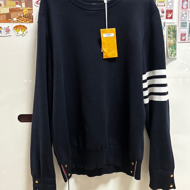 [정품/size4/택포함] 톰브라운 밀라노 스티치 금장 니트