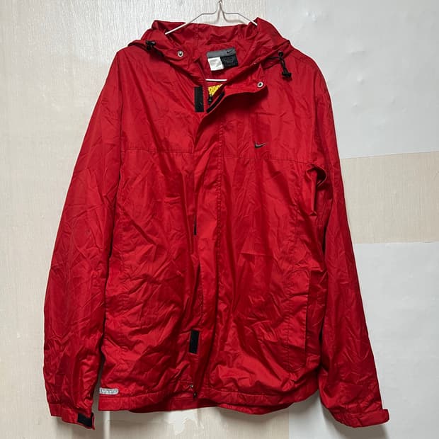 나이키 클라이마핏 바람막이 점퍼 레드 105 빈티지