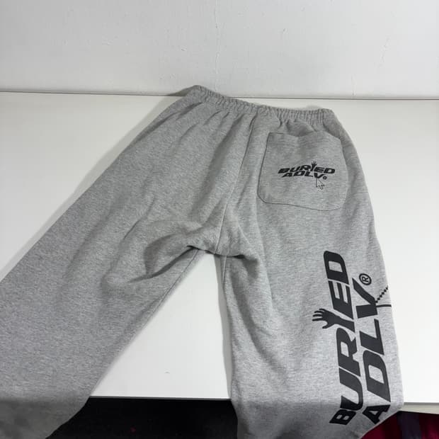 S 아크메드라비 X 베리드얼라이브 그레이 스웻팬츠