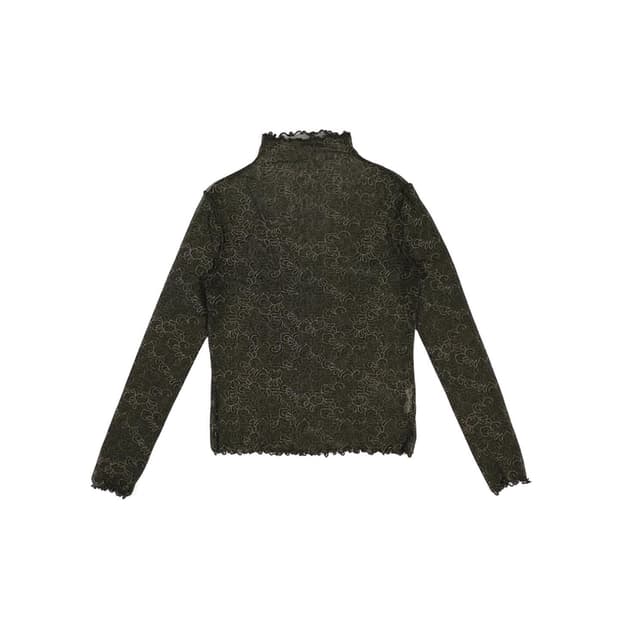 Hiroko Koshino sheer high neck top