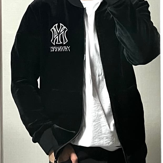 뉴욕 양키스 벨벳 블루종