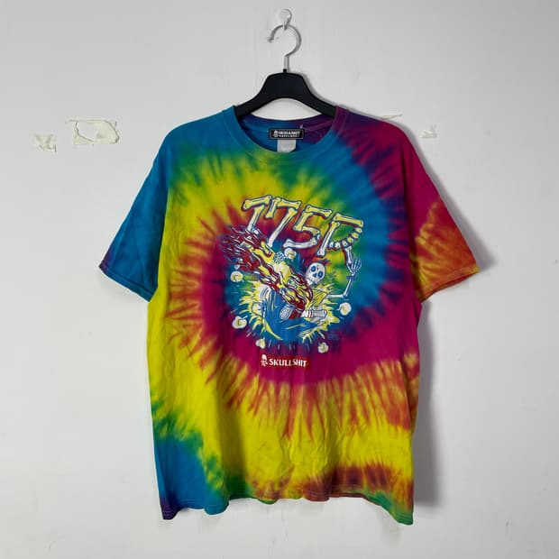 Skullshit 175R 타이다이 반팔티셔츠