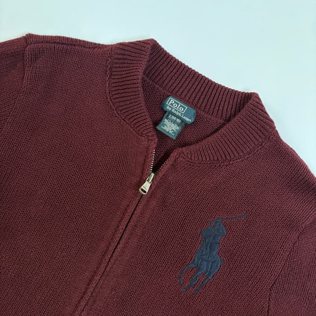 폴로 랄프로렌 빅포니 니트 집업