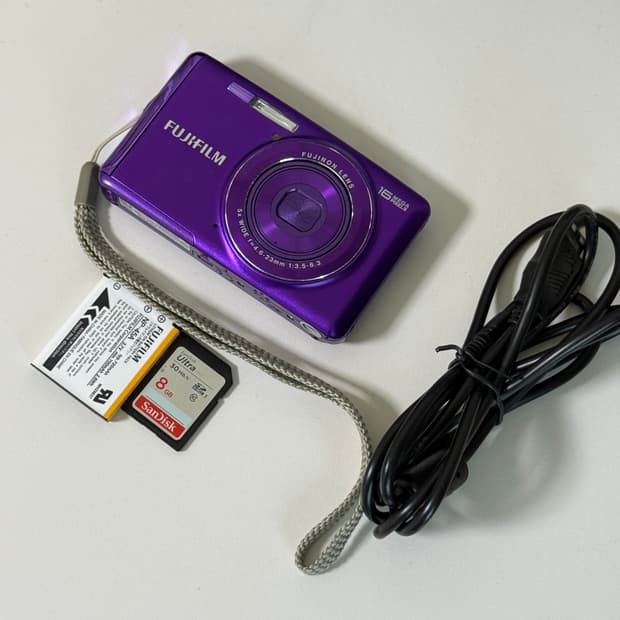 후지필름 파인픽스 JX700 빈티지 디카 디지털카메라 퍼플