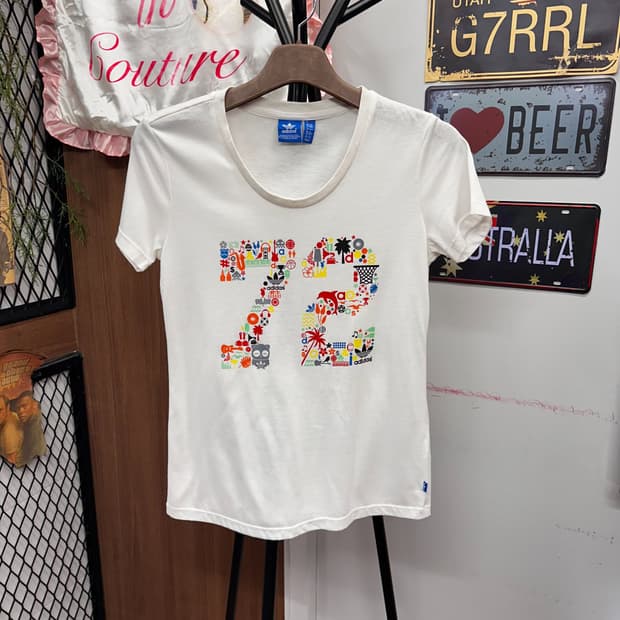 Adidas, Color Drop Numbering T Shirt