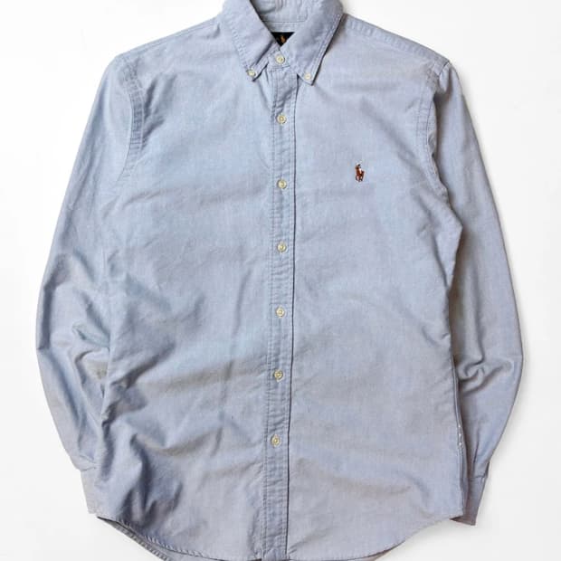 폴로 랄프로렌 로고 솔리드 옥스퍼드 셔츠 PN5553   