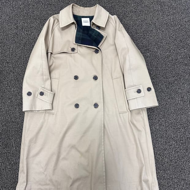 스튜디오 톰보이 여성 트렌치 코트 베이지