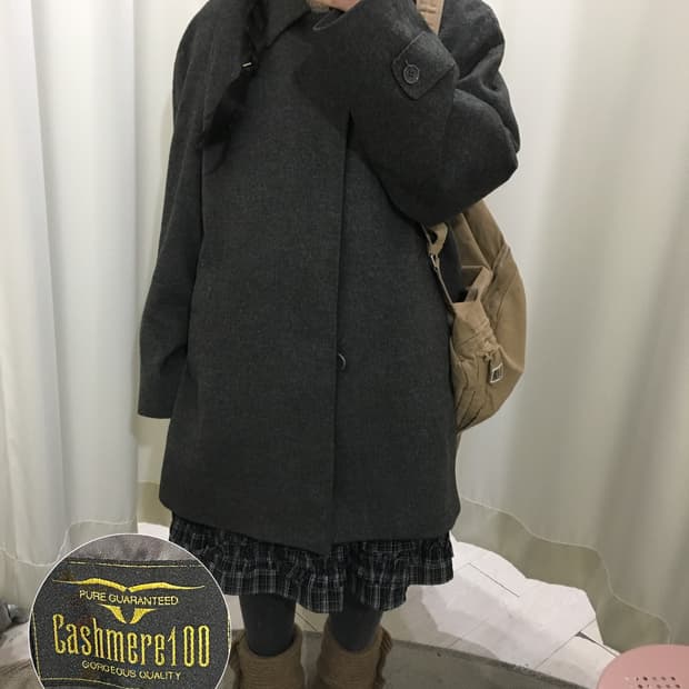 울&캐시미어 포멀 코트