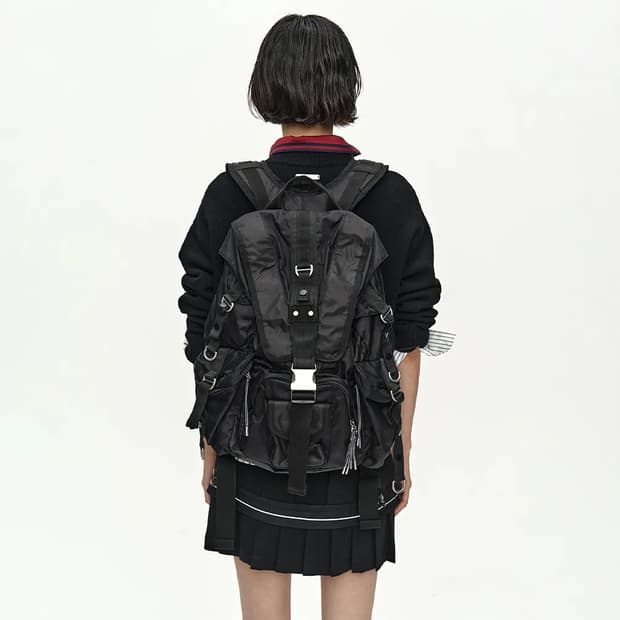 유니섹스 테크니컬 스몰 베를린 백팩 aaa425u(BLACK)