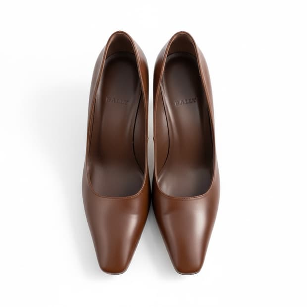 BALLY 발리 브라운 가죽 여성 펌프스 240