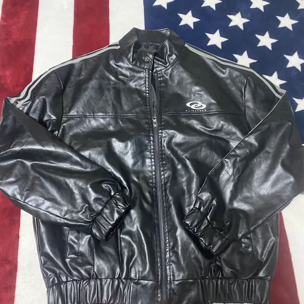 RAINSTORM 사이드라인 비건  봄버 자켓