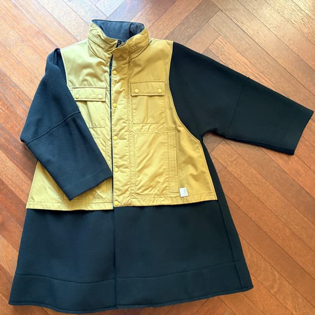 re;code A라인 모직 코트