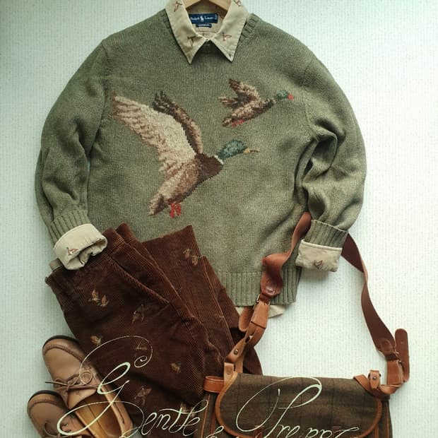 폴로 랄프로렌 말라드덕 니트 스웨터