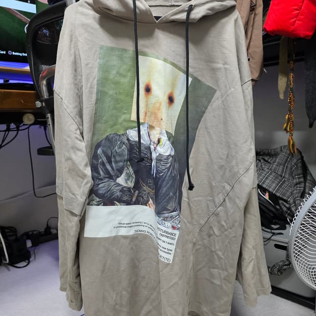 Sounds bmuette 비대칭 갤러리 후드 그레이 xl