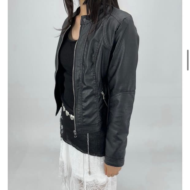 여성 라이더 자켓