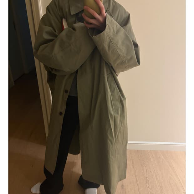 무배) 메이비베이비 narol 트렌치 코트