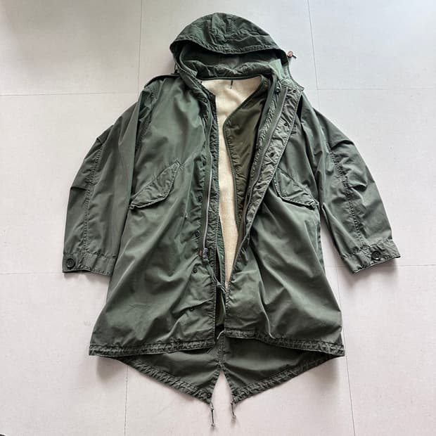 50s 미군 오리지널 M51 피쉬테일 내피포함 파카 XS