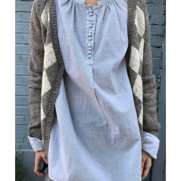 Niko and...  button blouse