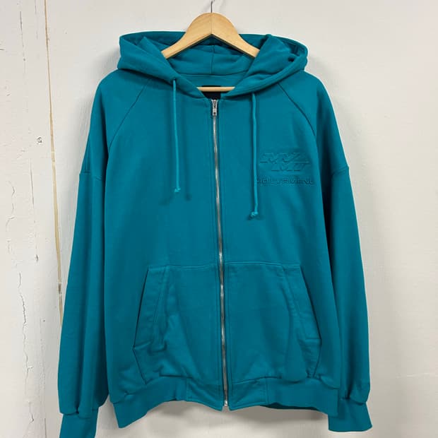 M-XL) 준지 23년식 청록색 후드집업