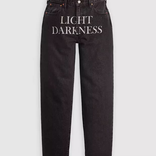 언더커버x리비이스 LIGHT DARKNESS 데님진