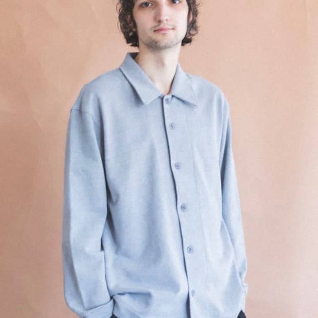 Lady white co button down shirt