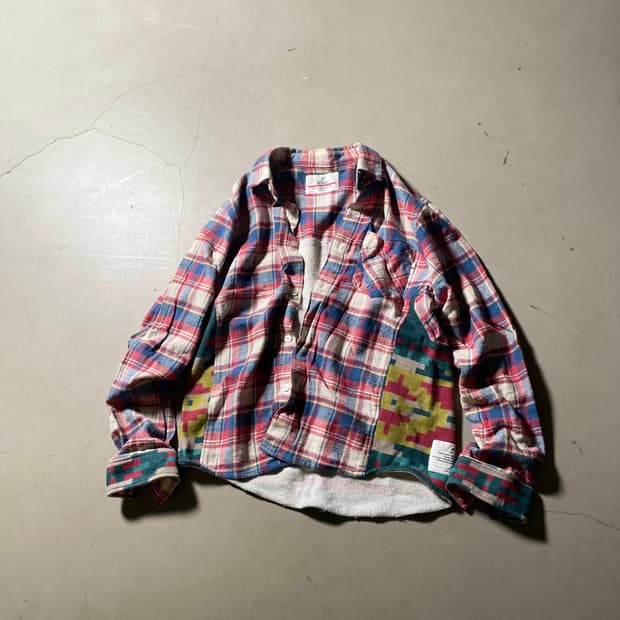 WHIZ LIMITED Reconstructed Check Shirt