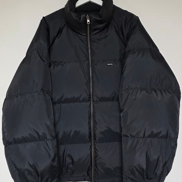 슈프림 24SS 리버시블 다운 푸퍼 새 제품 블랙 XL