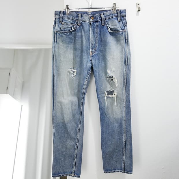 Damaged Denim Pants