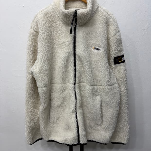 정품) 내셔널지오그래픽 뽀글이 플리스 L