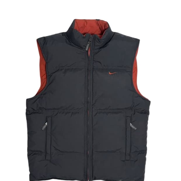 나이키 00s 립스탑 리버시블 패딩조끼