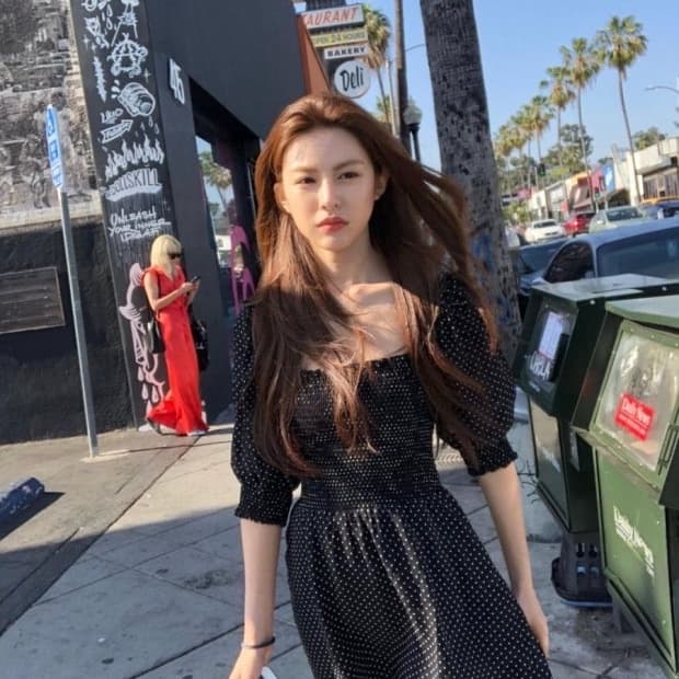 *새상품* 리포메이션 고윤정 드레스 elle smoked dress