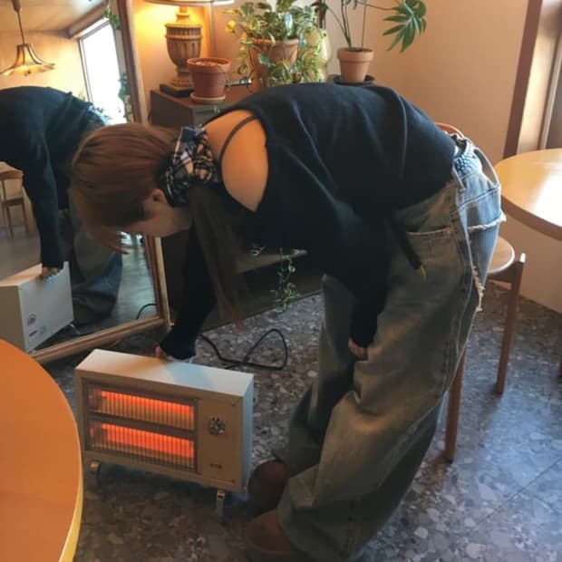 아워캐비넷 wat damage denim pants M