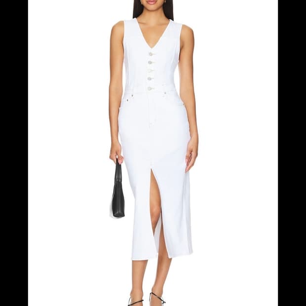 PISTOLA 화이트 데님드레스 XS