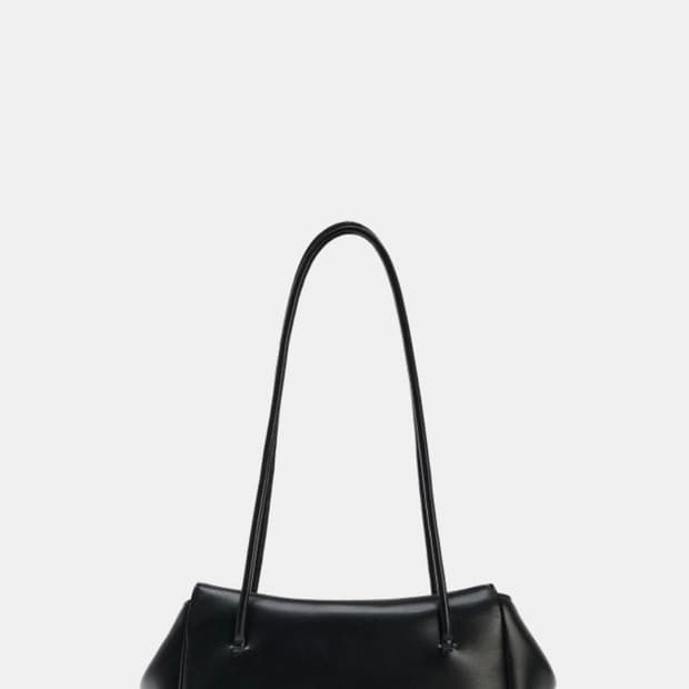 ZARA 자라 롱 숄더백 바게트백 블랙