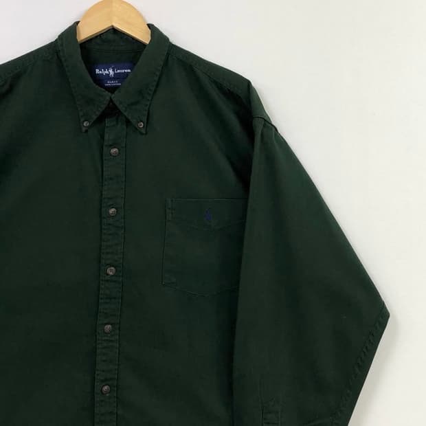폴로 그린 셔츠 남방