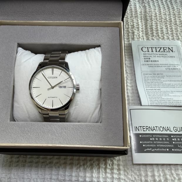 시티즌 데이데이트 오토매틱 시계 