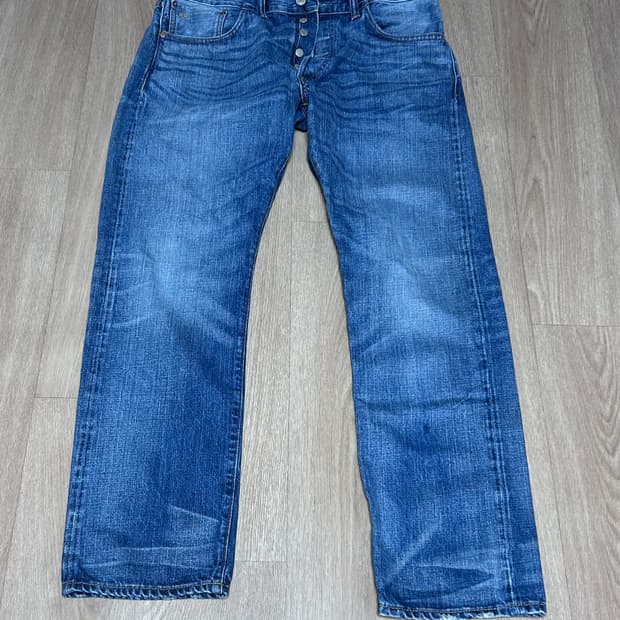 RRL 힐스뷰 슬림핏 데님 진 36x30