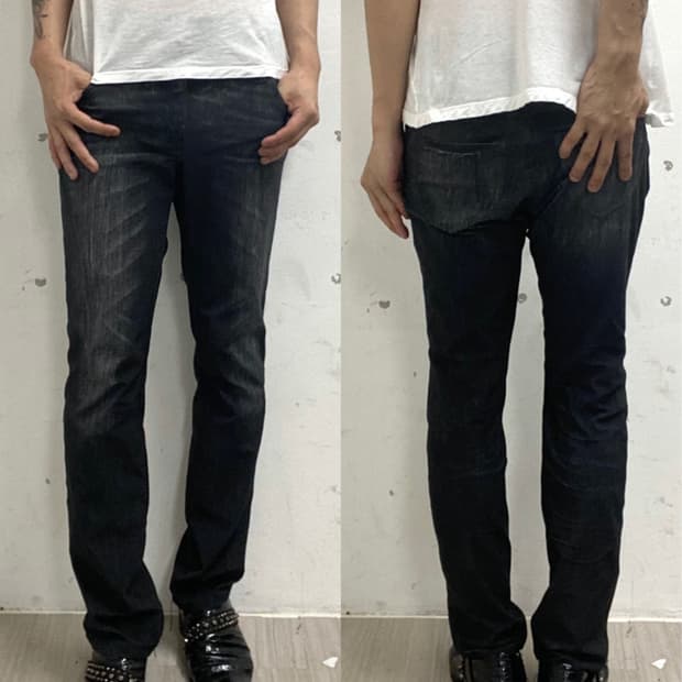 [laf]Slim Fit Washed Pants