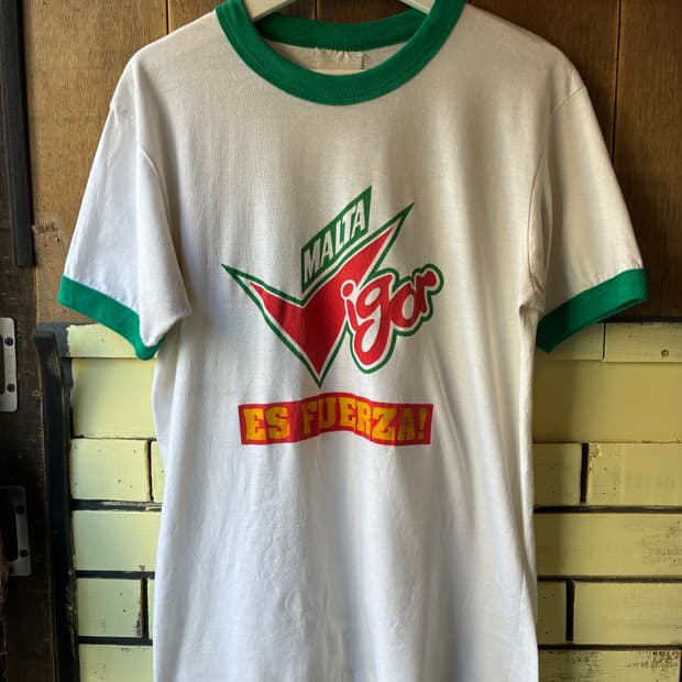 80‘s Malta Vigor Promo Ringer Tee