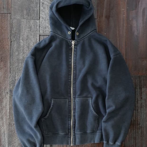 L) 블라인드파일즈 블랭크 후드집업