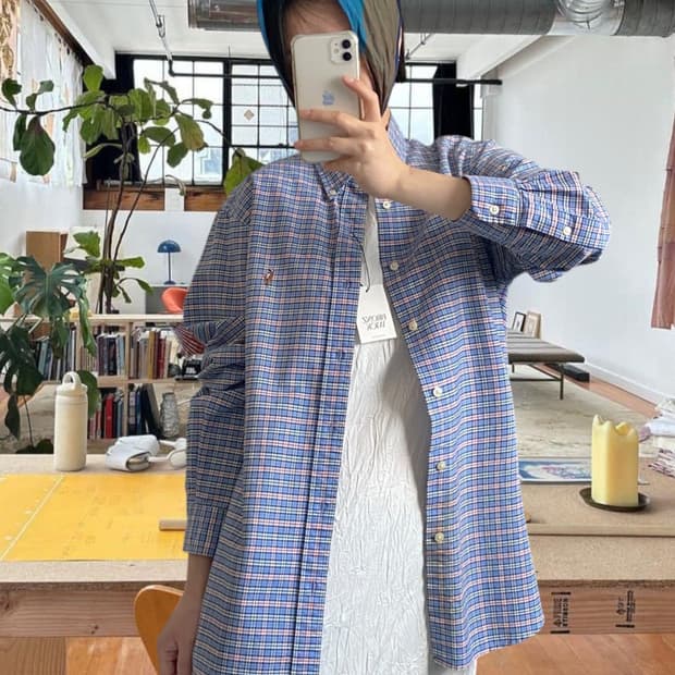 폴로 랄프로렌 체크 셔츠 (Man XL) AB0662