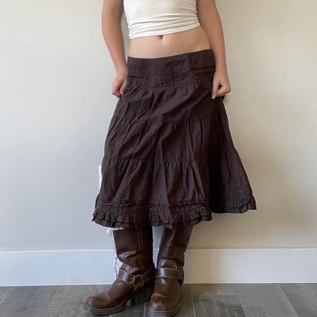 Vintage brown skirt